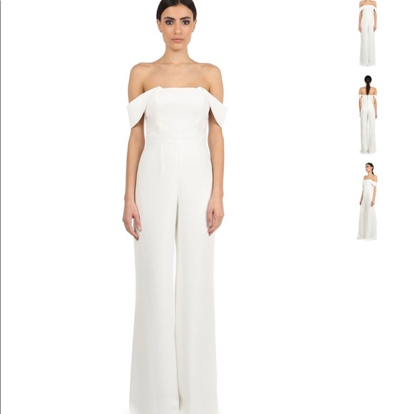 jay godfrey white jumpsuit